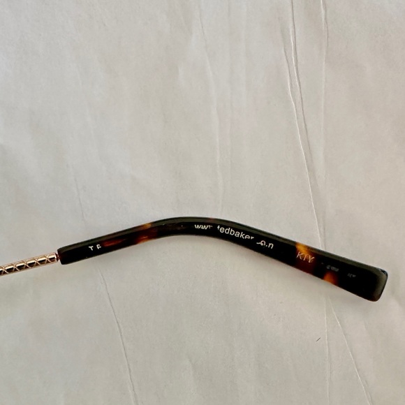 Ted Baker Gold Aviator Sunglasses - Picture 4 of 6